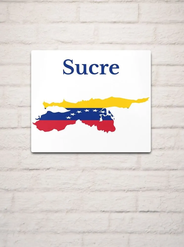 Lámina metálica for Sale con la obra «Diseño de Mapa del Estado Sucre, Venezuela» de MKCoolDesigns MK | Redbubble Lámina metálica for Sale con la obra «Diseño de Mapa del Estado Sucre, Venezuela» de MKCoolDesigns MK | Redbubble