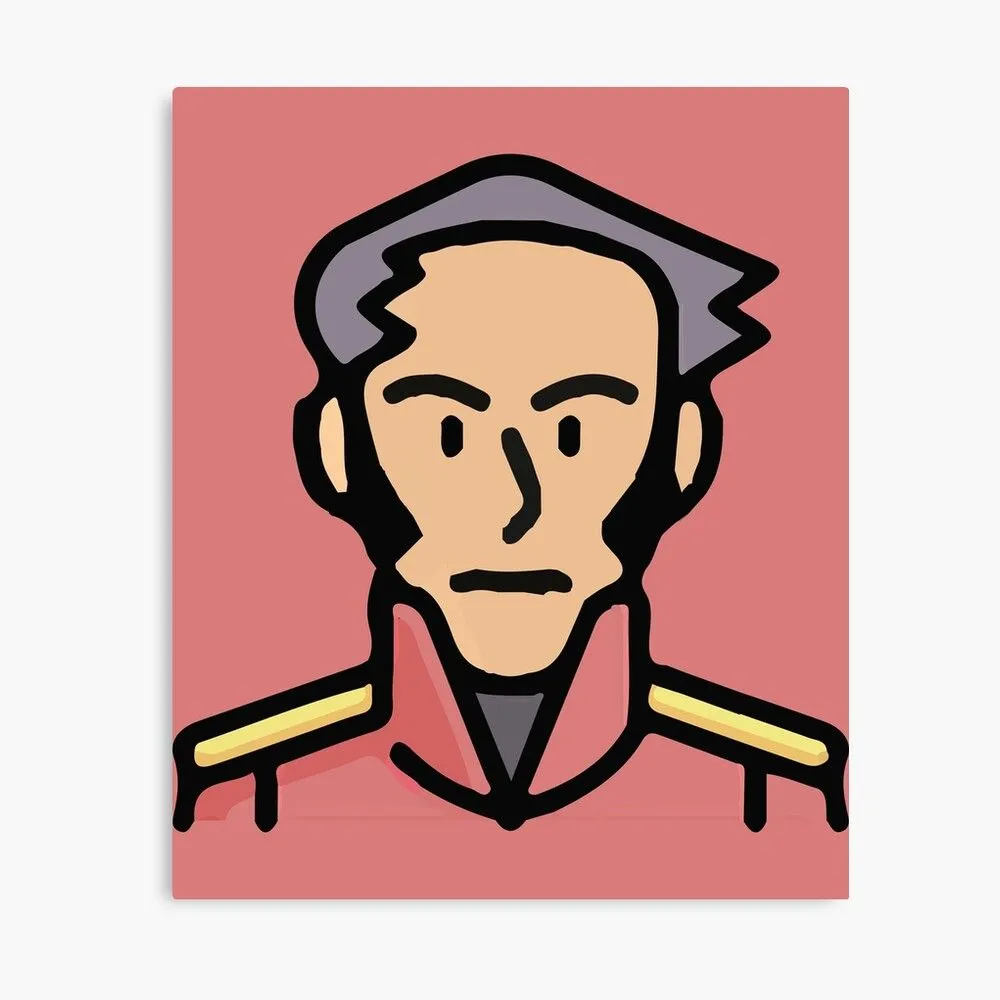 Lámina metálica for Sale con la obra «Simon Bolivar» de Maroun | Redbubble Lámina metálica for Sale con la obra «Simon Bolivar» de Maroun | Redbubble