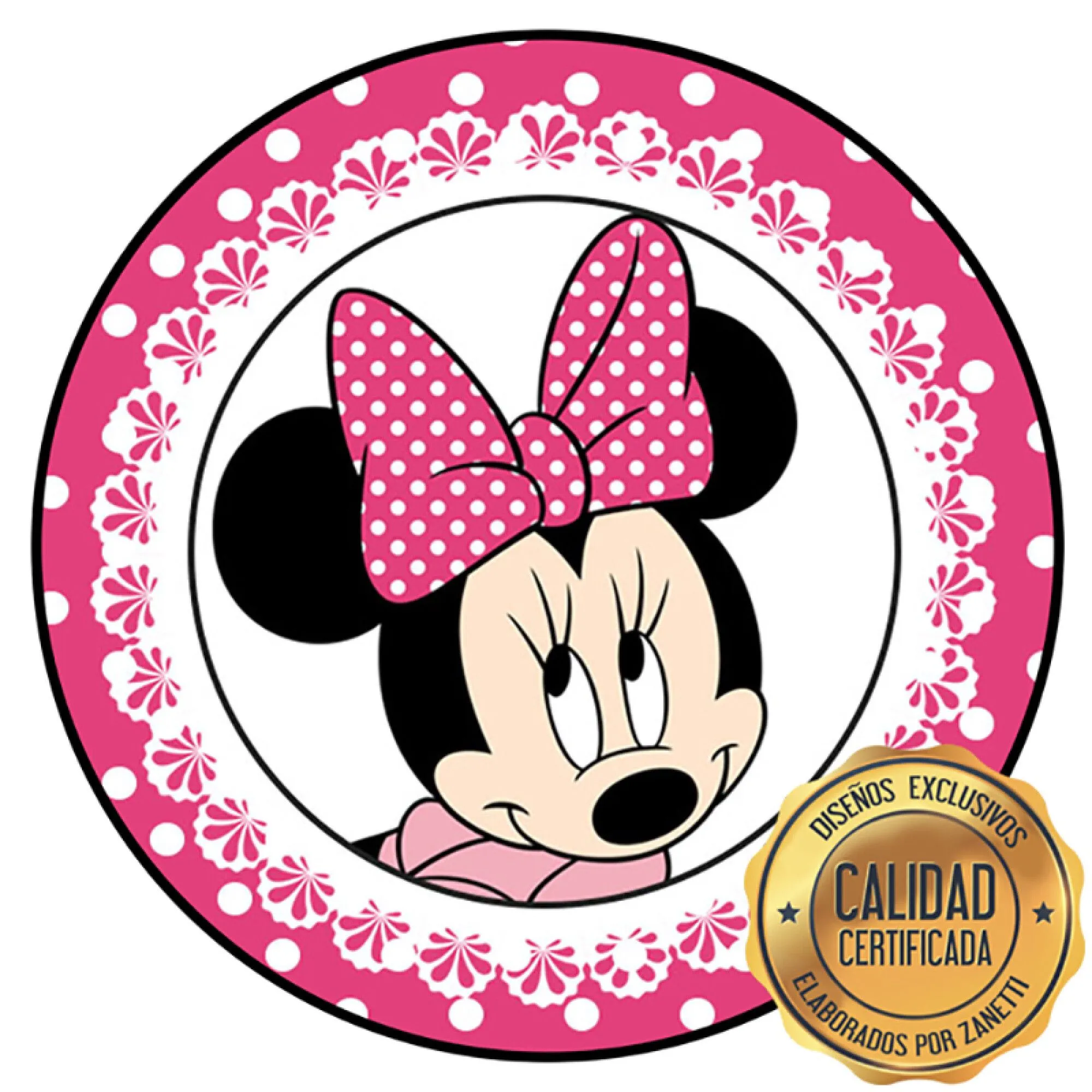 Lámina Minnie - Moño a lunares Red. — Zanetti Lámina Minnie - Moño a lunares Red. — Zanetti