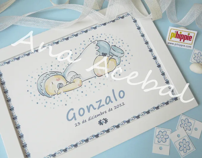 Lámina de Nacimiento personalizada A4