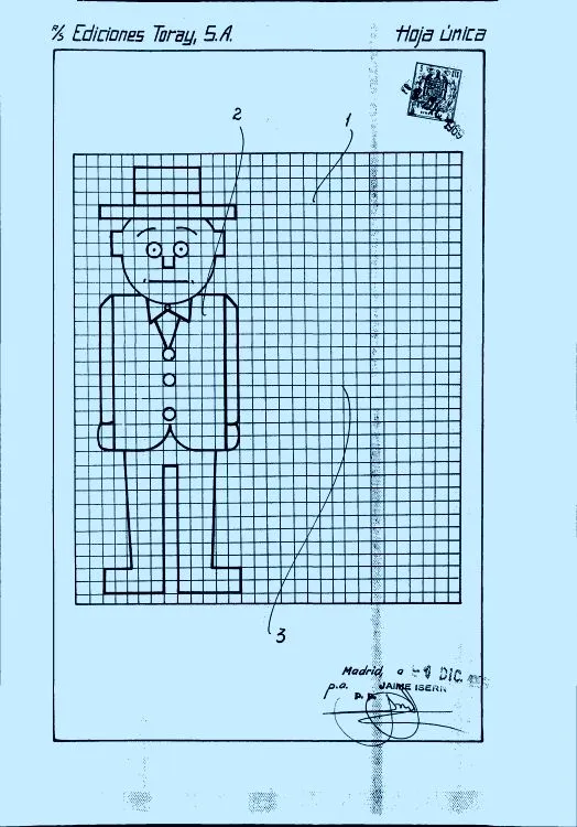 LAMINA PERFECCIONADA PARA CUADERNOS DE DIBUJO. (1 de Octubre de 1970) LAMINA PERFECCIONADA PARA CUADERNOS DE DIBUJO. (1 de Octubre de 1970)