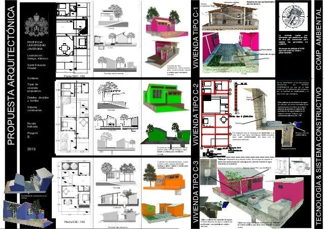 LAMINA 5 PROYECTO DE ARQUITECTURA EN GALAPA LAMINA 5 PROYECTO DE ARQUITECTURA EN GALAPA