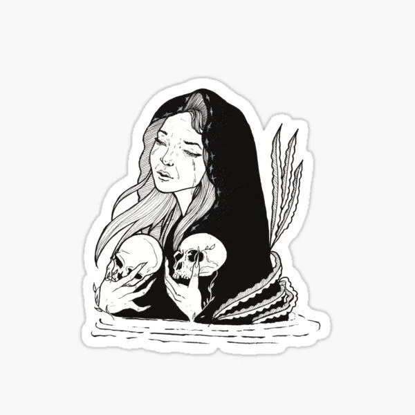 Lámina rígida for Sale con la obra « Diseño la Llorona» de Sleepy-Witch |  Redbubble