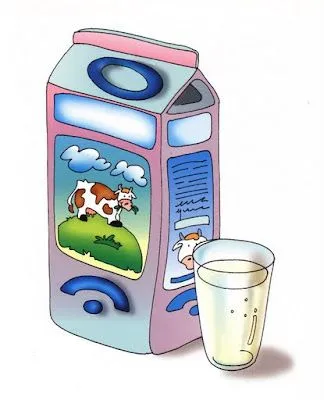 LÁMINAS DE LOS ALIMENTOS: LA LECHE : FICHAS PARA NIÑOS