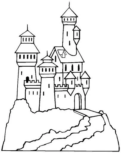 COLOREAR DIBUJOS DE PALACIOS