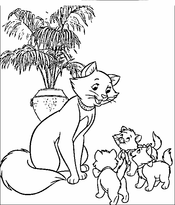 LAMINAS PARA COLOREAR - COLORING PAGES: Aristogatos para dibujar ... LAMINAS PARA COLOREAR - COLORING PAGES: Aristogatos para dibujar ...
