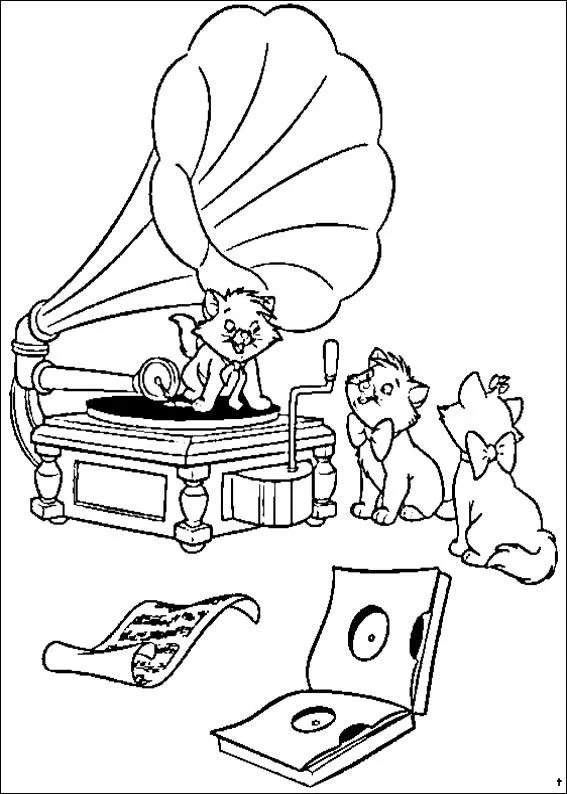 LAMINAS PARA COLOREAR - COLORING PAGES: Aristogatos para dibujar ... LAMINAS PARA COLOREAR - COLORING PAGES: Aristogatos para dibujar ...