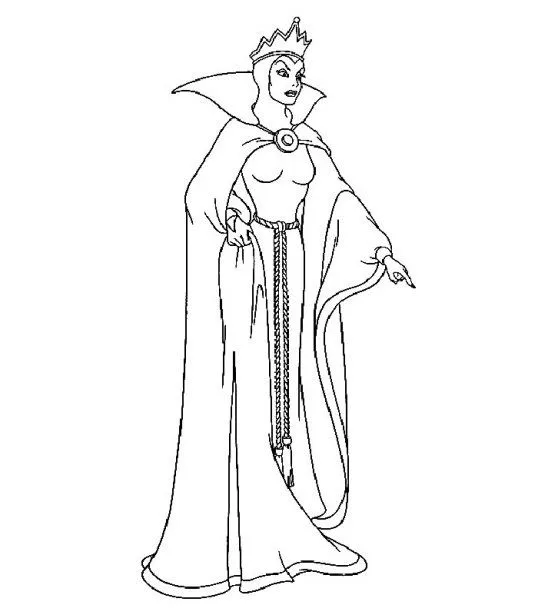 Láminas para Colorear - Coloring Pages: Blanca Nieves y los siete ...