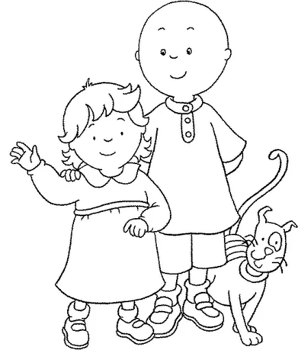 LAMINAS PARA COLOREAR - COLORING PAGES: Caillou para dibujar ... LAMINAS PARA COLOREAR - COLORING PAGES: Caillou para dibujar ...