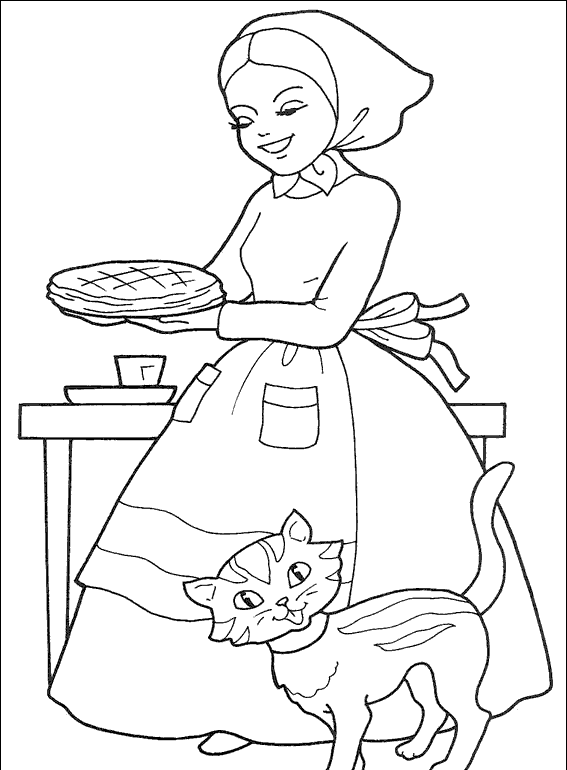 Láminas para Colorear - Coloring Pages: Caperucita Roja para ...