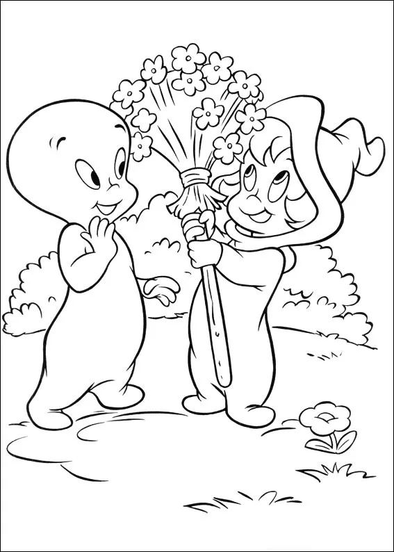 LAMINAS PARA COLOREAR - COLORING PAGES: Casper para dibujar pintar ...