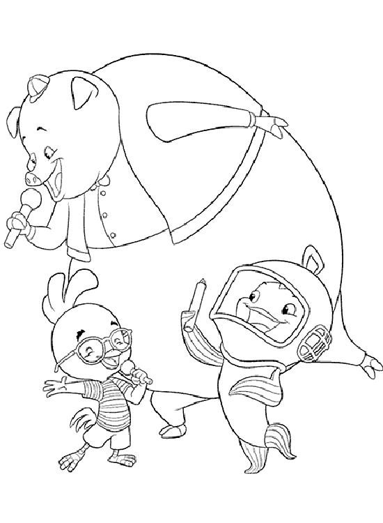 Láminas para Colorear - Coloring Pages: Chicken Little para ... Láminas para Colorear - Coloring Pages: Chicken Little para ...