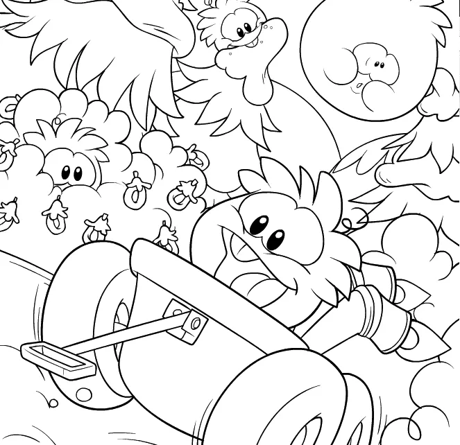 LAMINAS PARA COLOREAR - COLORING PAGES: Club Pingüin para colorear LAMINAS PARA COLOREAR - COLORING PAGES: Club Pingüin para colorear