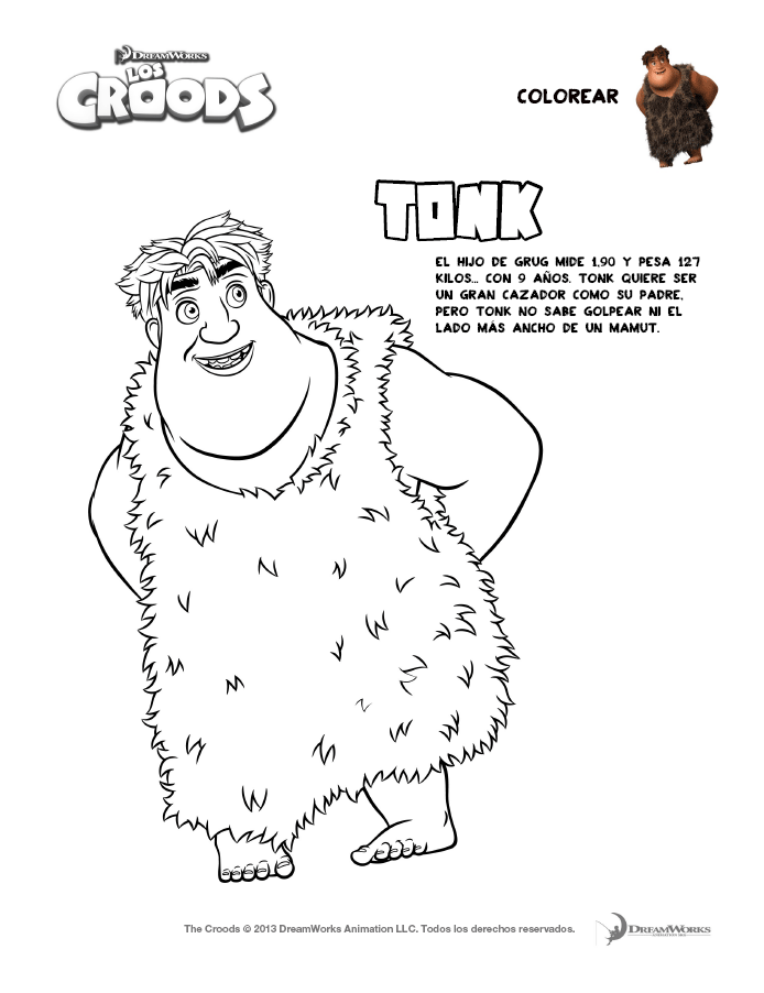 LAMINAS PARA COLOREAR - COLORING PAGES: Los Croods para dibujar y ... LAMINAS PARA COLOREAR - COLORING PAGES: Los Croods para dibujar y ...