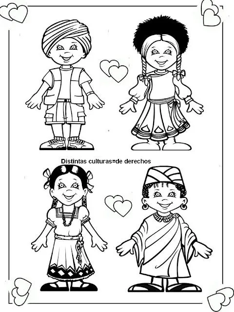 LAMINAS PARA COLOREAR - COLORING PAGES: Deberes y Derechos del ...