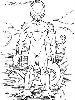 Láminas para Colorear - Coloring Pages: Dragon Ball GT para ...