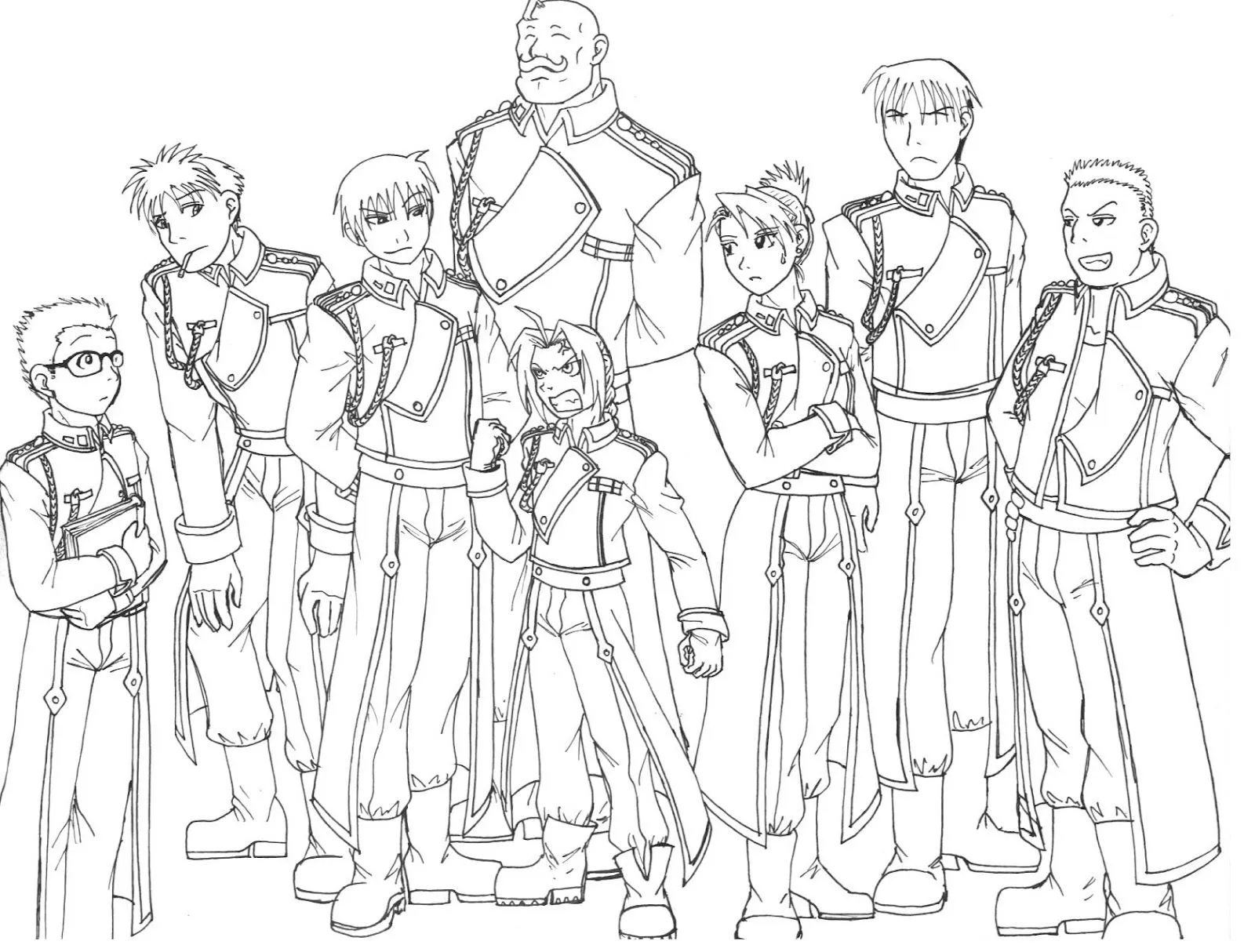 LAMINAS PARA COLOREAR - COLORING PAGES: Full Metal Alchemist para ... LAMINAS PARA COLOREAR - COLORING PAGES: Full Metal Alchemist para ...