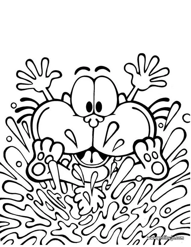 LAMINAS PARA COLOREAR - COLORING PAGES: Gaturro para colorear