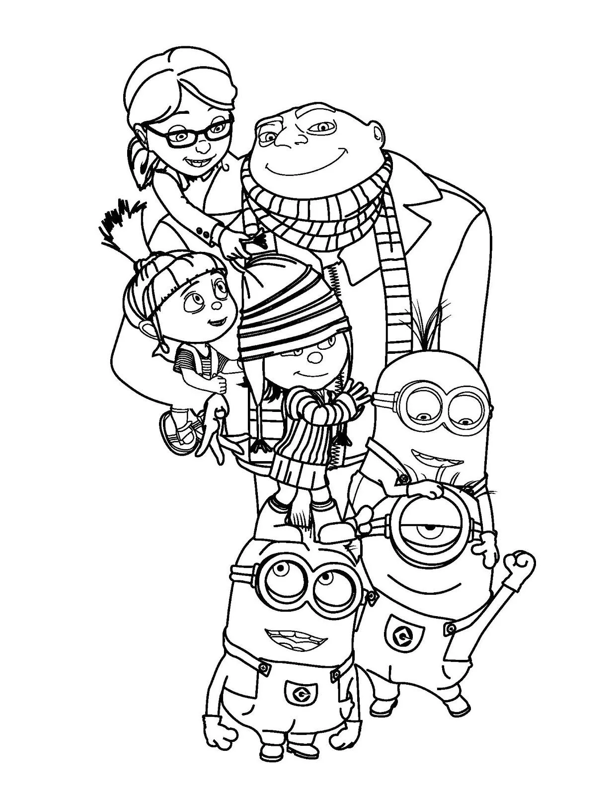 LAMINAS PARA COLOREAR - COLORING PAGES: Gru mi Villano Favorito ... LAMINAS PARA COLOREAR - COLORING PAGES: Gru mi Villano Favorito ...