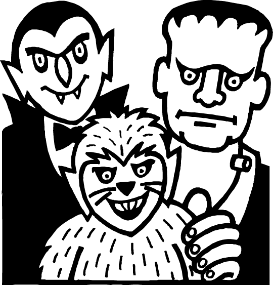 LAMINAS PARA COLOREAR - COLORING PAGES: Halloween para dibujar ...