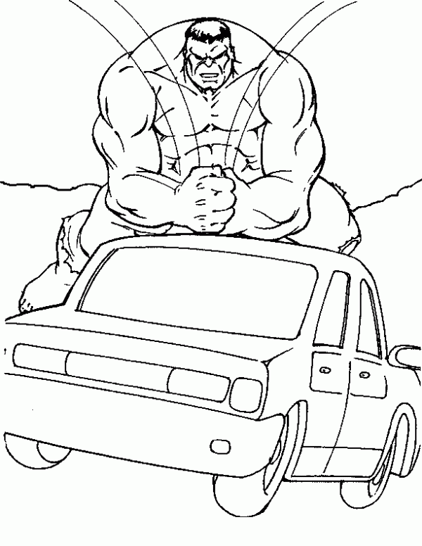 LAMINAS PARA COLOREAR - COLORING PAGES: Hulk para dibujar pintar ...