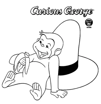 Láminas para Colorear - Coloring Pages: Jorge el Curioso para ...