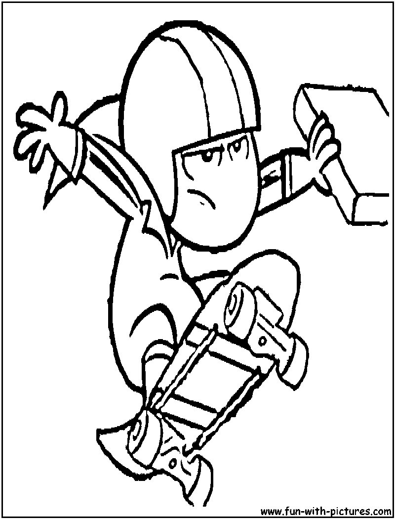 LAMINAS PARA COLOREAR - COLORING PAGES: Kick Buttowski para pintar LAMINAS PARA COLOREAR - COLORING PAGES: Kick Buttowski para pintar