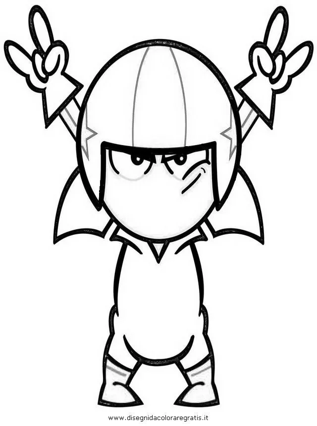 LAMINAS PARA COLOREAR - COLORING PAGES: Kick Buttowski para pintar
