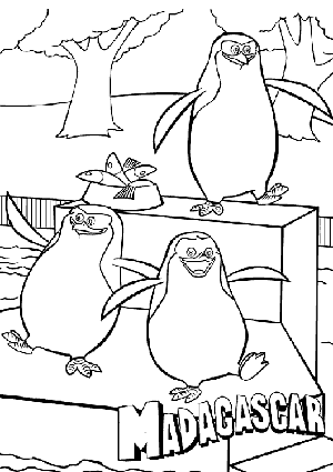 LAMINAS PARA COLOREAR - COLORING PAGES: Madagascar para dibujar ...