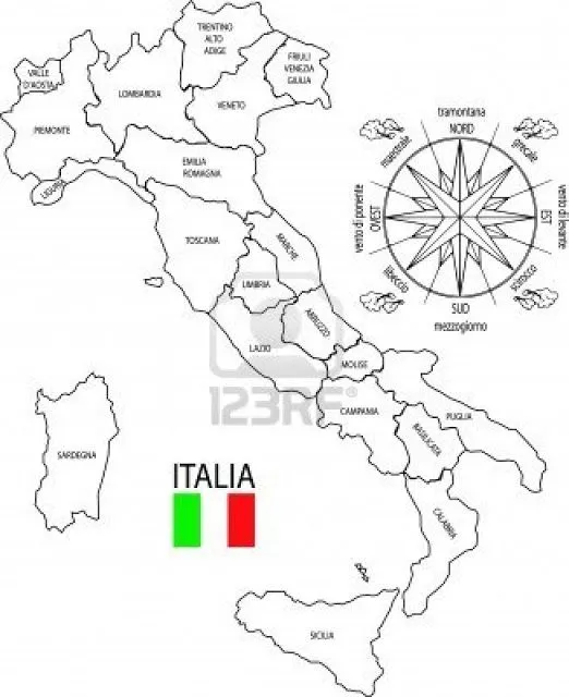 Laminas para Colorear | Coloring Pages: Mapa y Bandera de Italia ... Laminas para Colorear | Coloring Pages: Mapa y Bandera de Italia ...