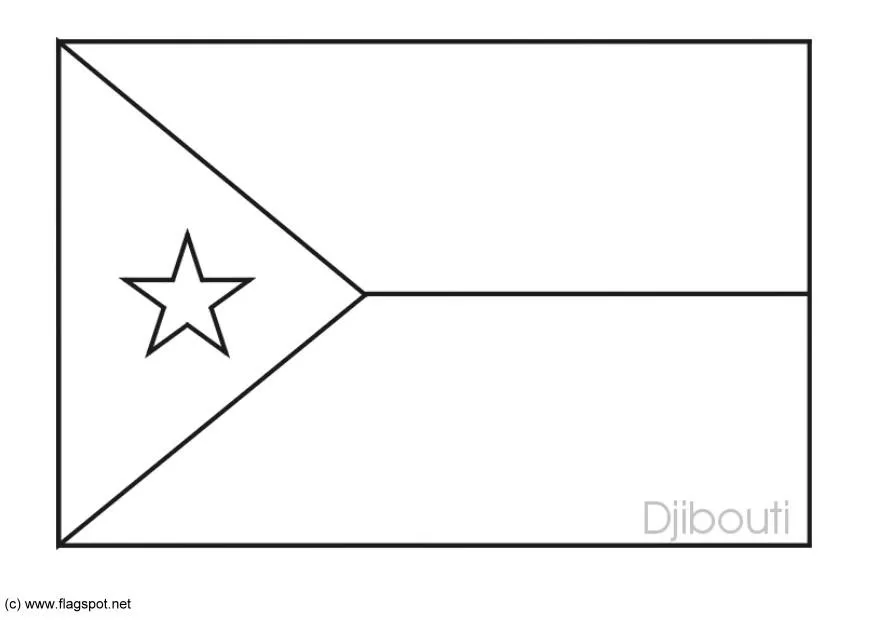 LAMINAS PARA COLOREAR - COLORING PAGES: Mapa y Bandera de Djibouti ... LAMINAS PARA COLOREAR - COLORING PAGES: Mapa y Bandera de Djibouti ...