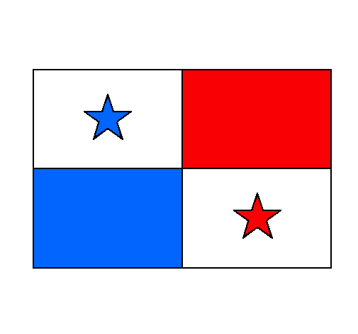 Mapa y Bandera de Panamá para dibujar pintar colorear imprimir ... Mapa y Bandera de Panamá para dibujar pintar colorear imprimir ...