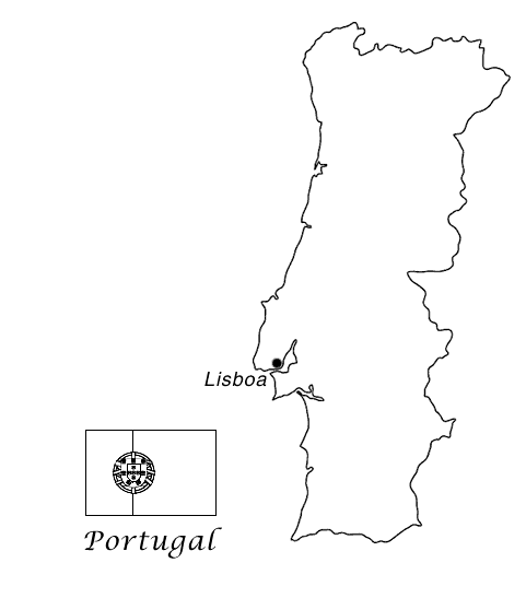 Láminas para Colorear - Coloring Pages: Mapa y Bandera de Portugal ... Láminas para Colorear - Coloring Pages: Mapa y Bandera de Portugal ...