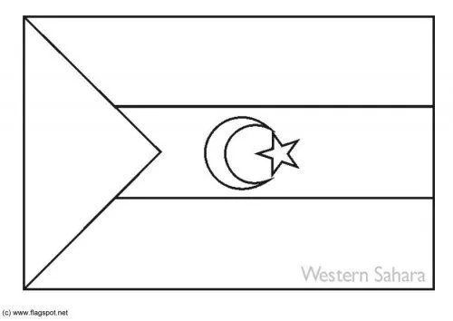 LAMINAS PARA COLOREAR - COLORING PAGES: Mapa y Bandera de Sahara ... LAMINAS PARA COLOREAR - COLORING PAGES: Mapa y Bandera de Sahara ...