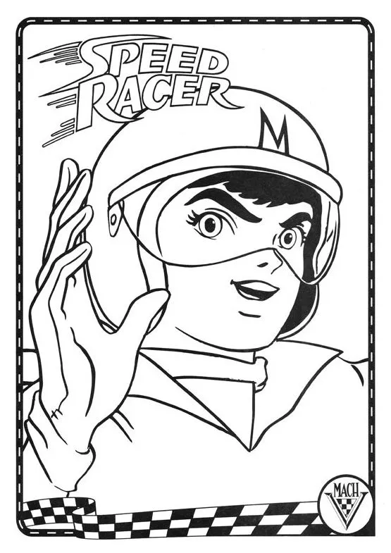 LAMINAS PARA COLOREAR - COLORING PAGES: Meteoro Speedracer para ...