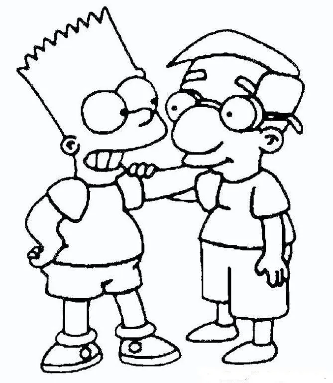 LAMINAS PARA COLOREAR - COLORING PAGES: Milhouse para dibujar ... LAMINAS PARA COLOREAR - COLORING PAGES: Milhouse para dibujar ...