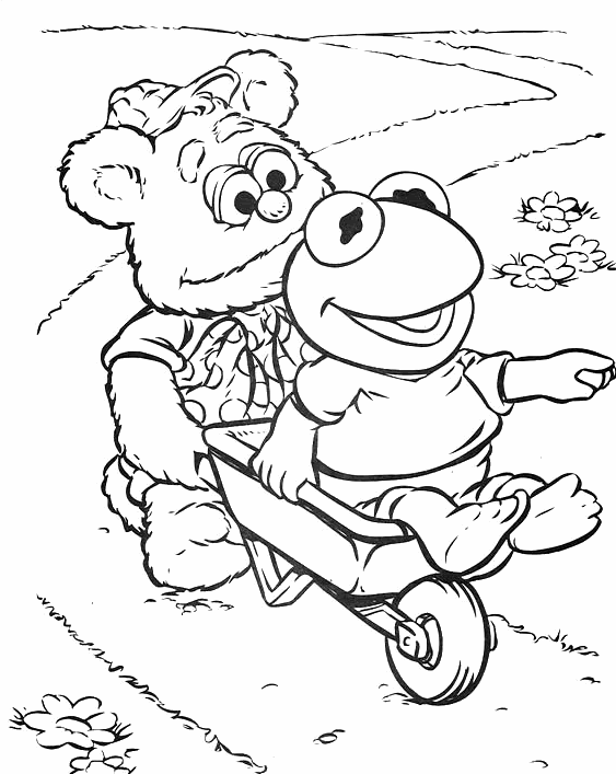 Muppets bebe para dibujar pintar y colorear - colorearrr Muppets bebe para dibujar pintar y colorear - colorearrr