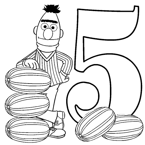 Láminas para Colorear - Coloring Pages: Numeros para colorear de ...