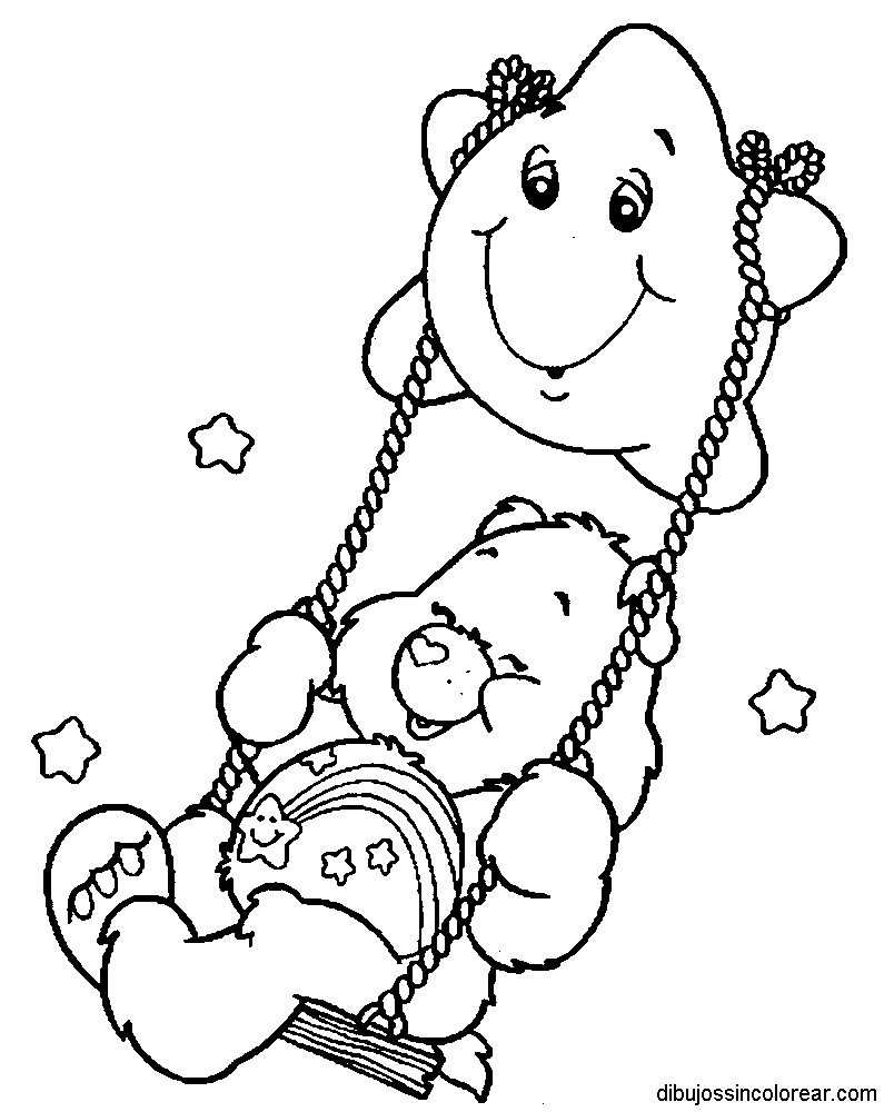 LAMINAS PARA COLOREAR - COLORING PAGES: Ositos cariñosos para colorear