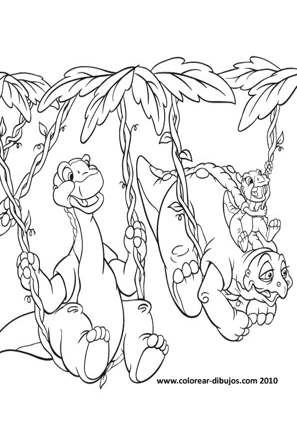 LAMINAS PARA COLOREAR - COLORING PAGES: Pie Pequeño para dibujar ...