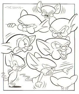 LAMINAS PARA COLOREAR - COLORING PAGES: Pinky y Cerebro para ...