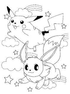 Pokemon para pintar y dibujar | colorear