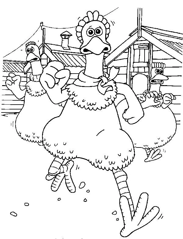 Láminas para Colorear - Coloring Pages: Pollitos en Fuga ... Láminas para Colorear - Coloring Pages: Pollitos en Fuga ...