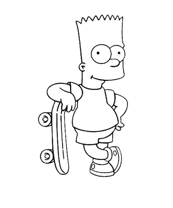 Los Simpsons para colorear - colorearrr