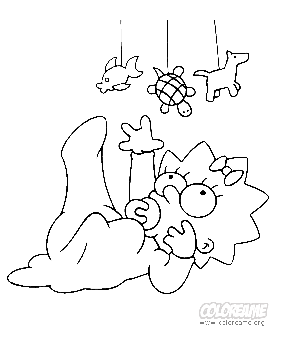 LAMINAS PARA COLOREAR - COLORING PAGES: Los Simpsons para colorear LAMINAS PARA COLOREAR - COLORING PAGES: Los Simpsons para colorear