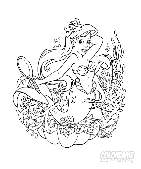 LAMINAS PARA COLOREAR - COLORING PAGES: La Sirenita para dibujar ... LAMINAS PARA COLOREAR - COLORING PAGES: La Sirenita para dibujar ...
