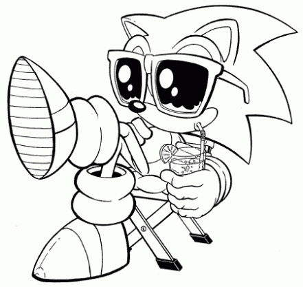 Láminas para Colorear - Coloring Pages: Sonic para dibujar pintar ...