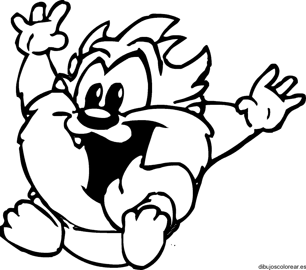 LAMINAS PARA COLOREAR - COLORING PAGES: Taz El Demonio de Tazmania ... LAMINAS PARA COLOREAR - COLORING PAGES: Taz El Demonio de Tazmania ...