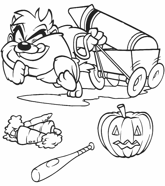 LAMINAS PARA COLOREAR - COLORING PAGES: Taz El Demonio de Tazmania ... LAMINAS PARA COLOREAR - COLORING PAGES: Taz El Demonio de Tazmania ...