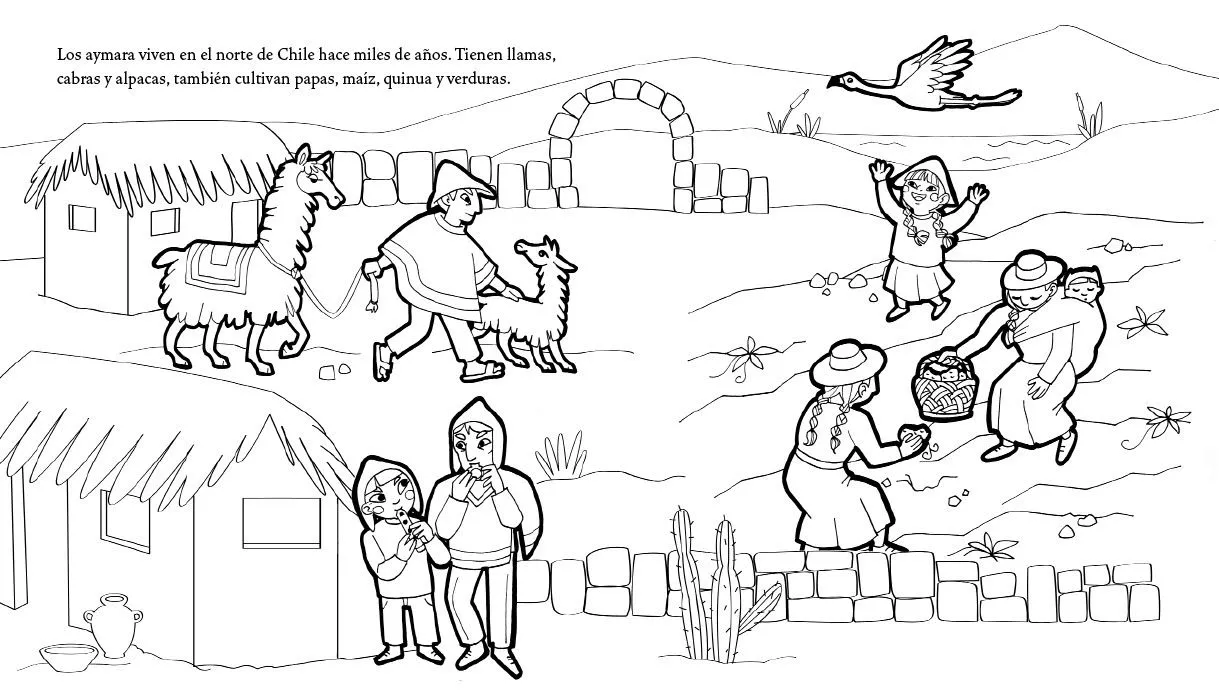 Láminas para colorear del pueblo Aymara. | Periódico Indígena Ajayu Láminas para colorear del pueblo Aymara. | Periódico Indígena Ajayu